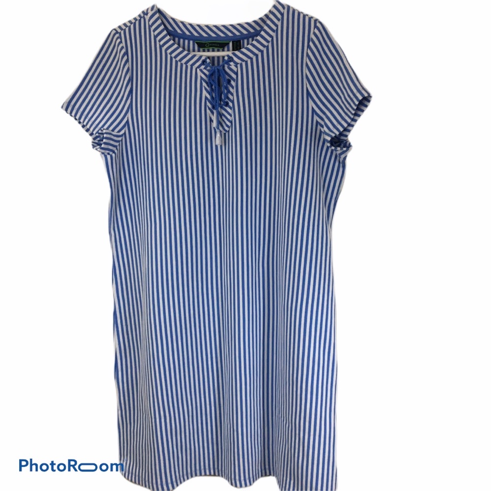 C Wonder Short Sleeve Dress Sz L NWOT